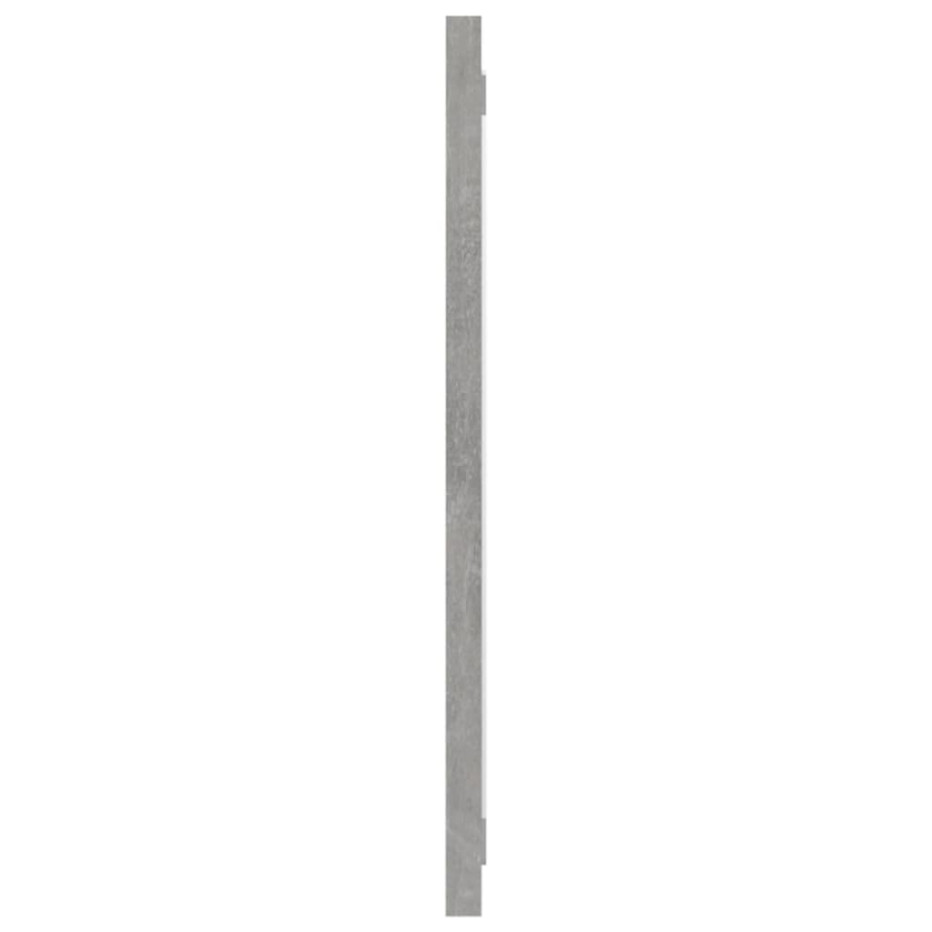 vidaXL Baderomsspeil betonggrå 90x1,5x37 cm sponplate