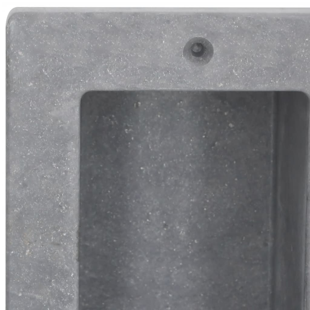 vidaXL Veggnisjer til dusj med 2 rom matt grå 41x51x10 cm