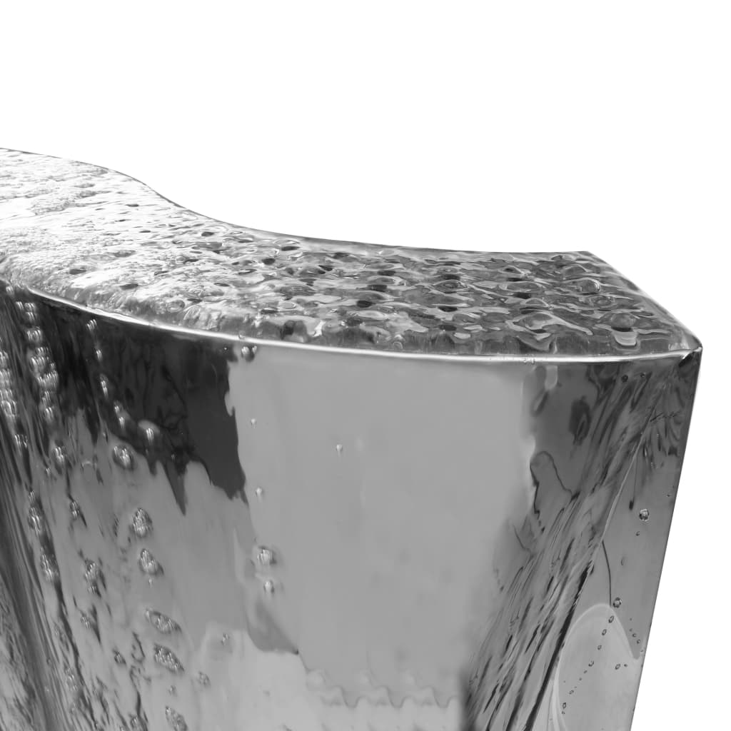 vidaXL Hagefontene sølv 60,2x37x122,1 cm rustfritt stål