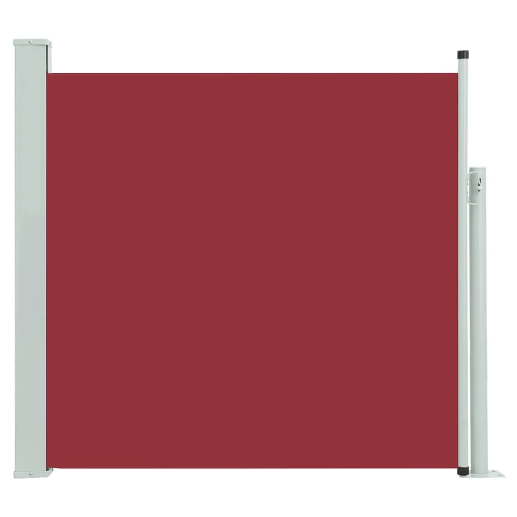 vidaXL Uttrekkbar sidemarkise 170x300 cm rød