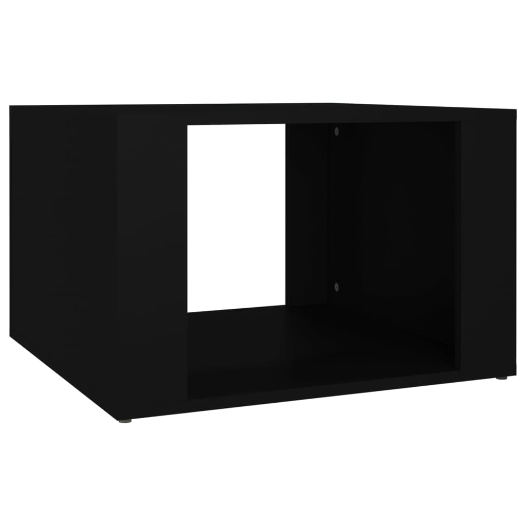 vidaXL Nattbord svart 57x55x36 cm konstruert tre