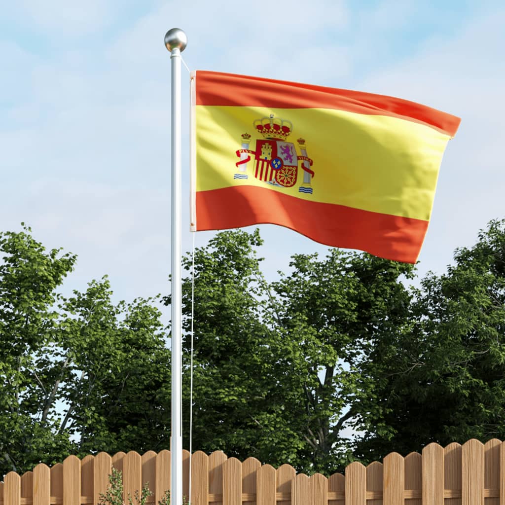 vidaXL Spansk flagg 90x150 cm