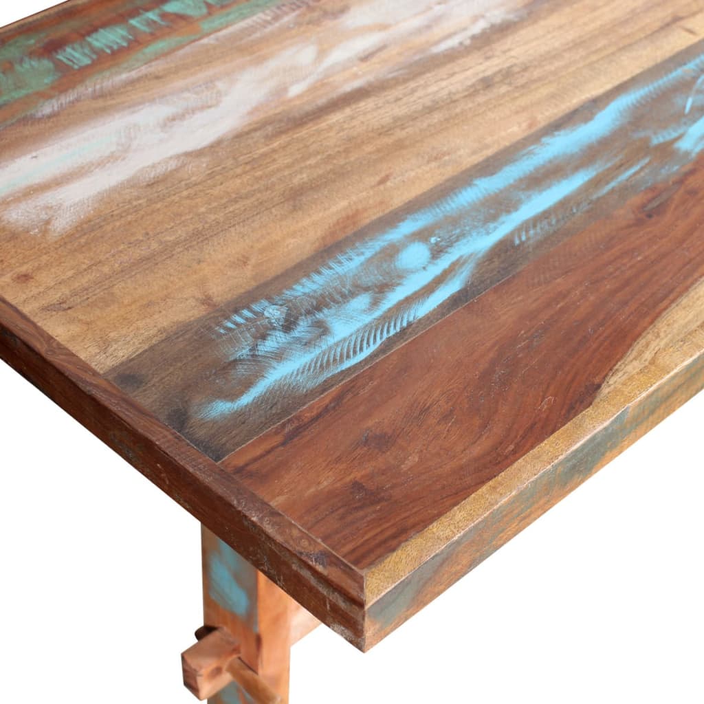 vidaXL Spisebord gjenvunnet heltre 120x58x78 cm