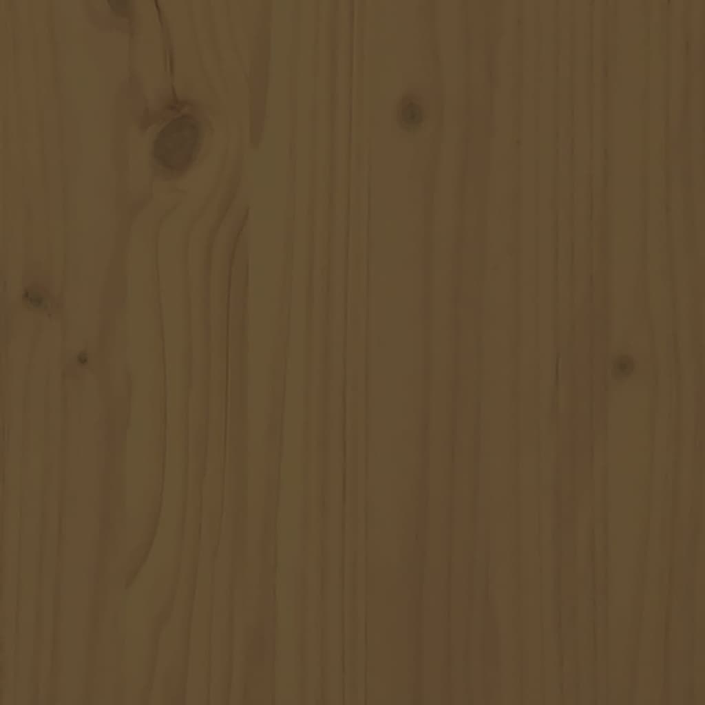 vidaXL Salongbord honningbrun 80x55x40,5 cm heltre furu