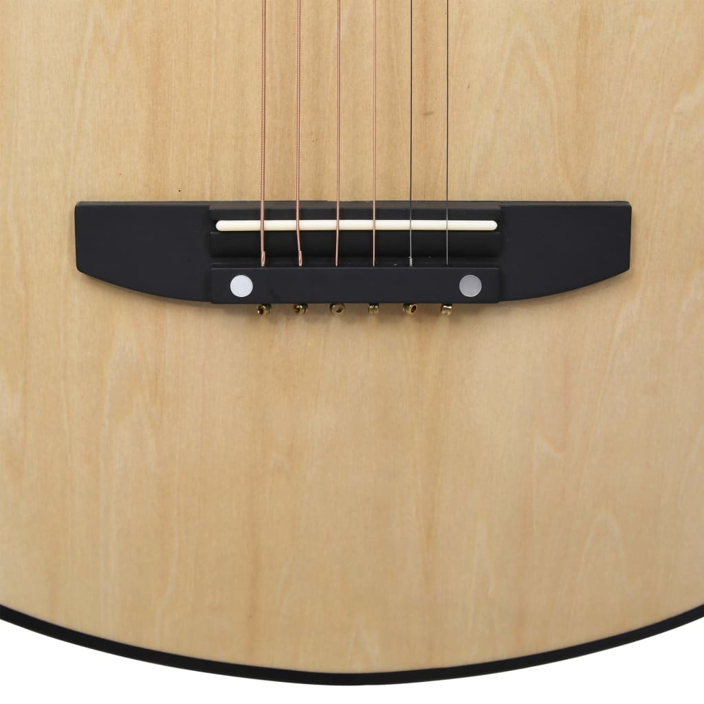 vidaXL Western akustisk cutaway gitar med 6 strenger 38" lind