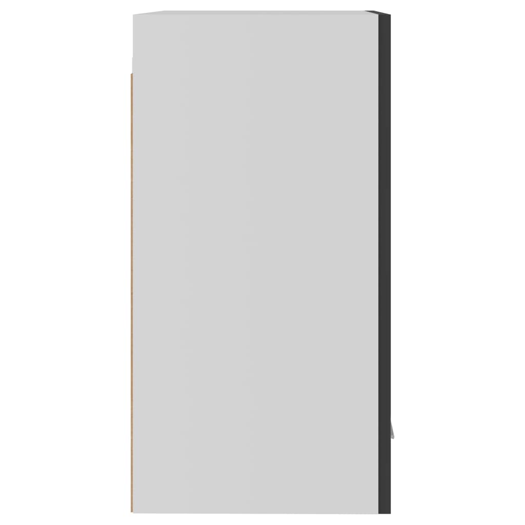 vidaXL Hengende skap grå 39,5x31x60 cm sponplate