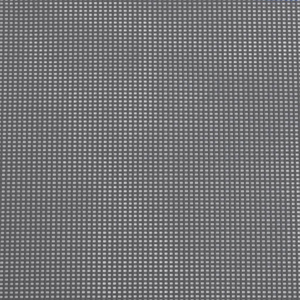 vidaXL Foldbare solsenger 2 stk grå tekstilene pulverlakkert stål