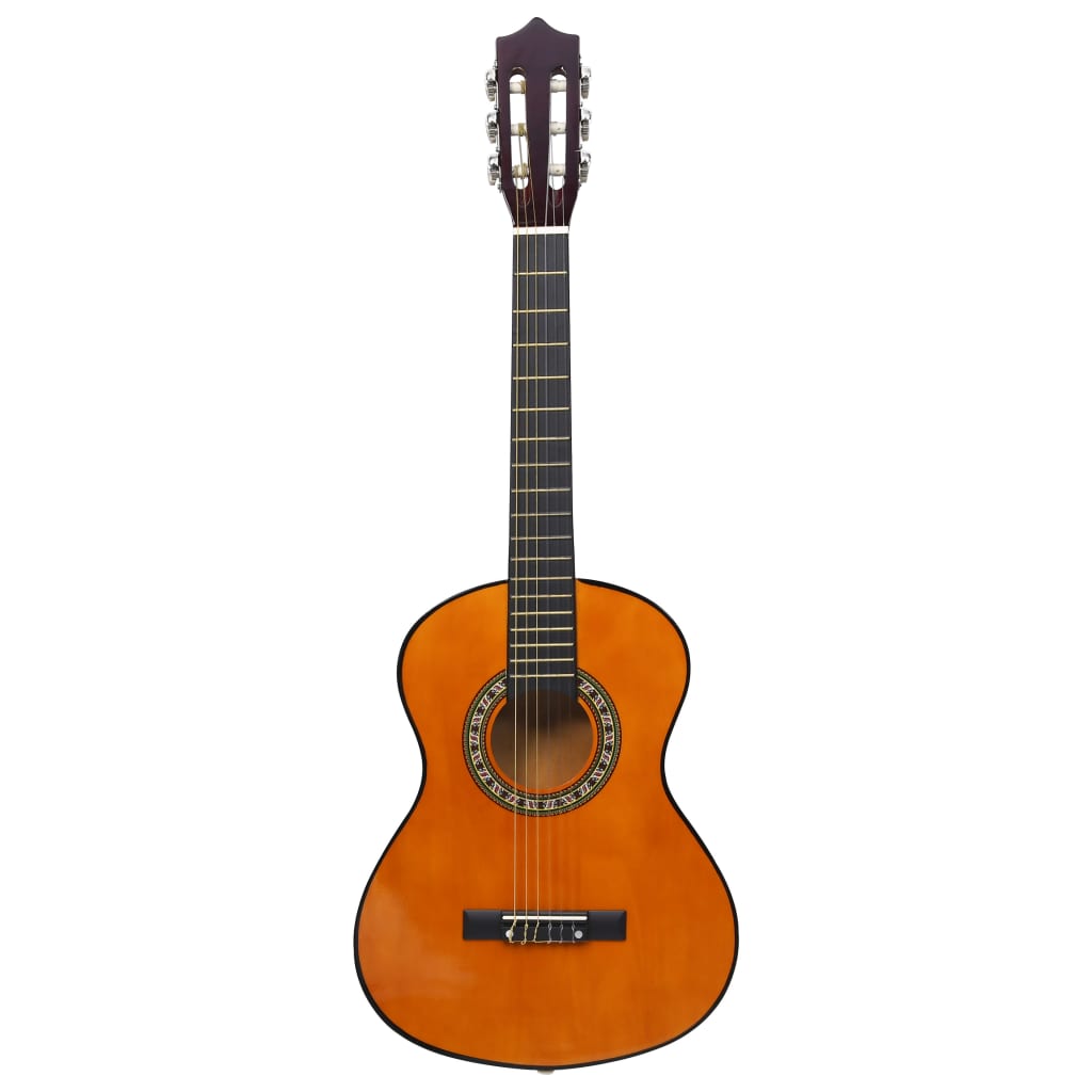 vidaXL Klassisk gitar 8-delers sett for nybegynnere og barn 1/2 34"