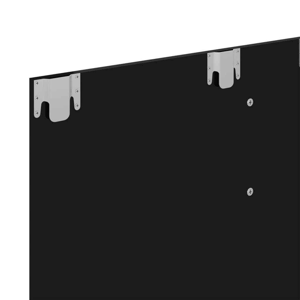 vidaXL Veggmontert TV-benk høyglans svart 102x23,5x90 cm sponplate
