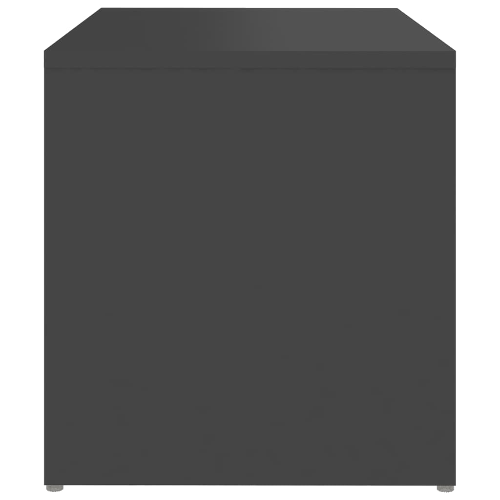 vidaXL Sidebord grå 59x36x38 cm sponplate