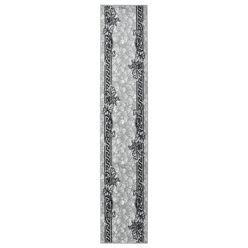 vidaXL Teppeløper BCF grå 80x500 cm