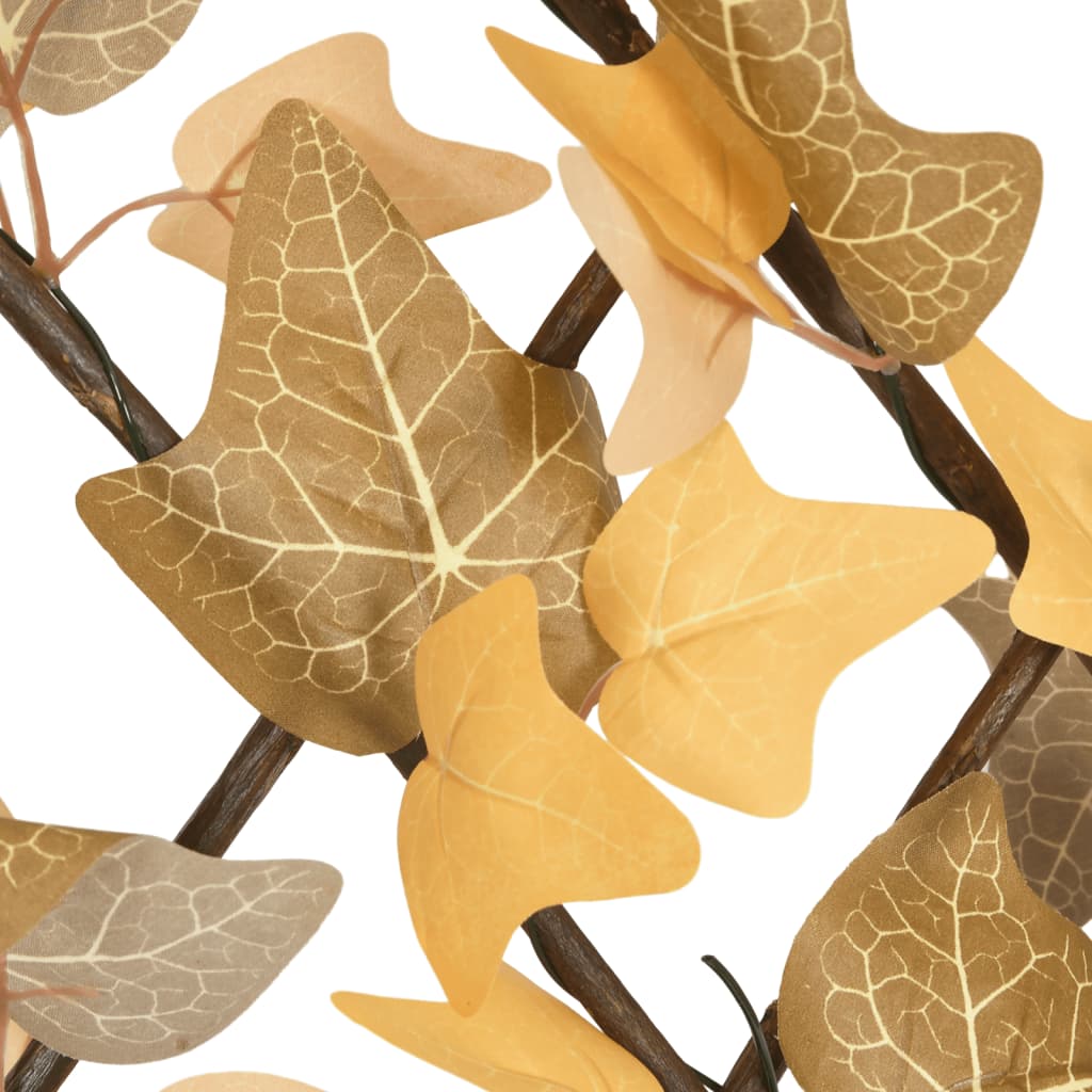 vidaXL Utvidbart espalier kunstige lønneblader oransje 180x30 cm
