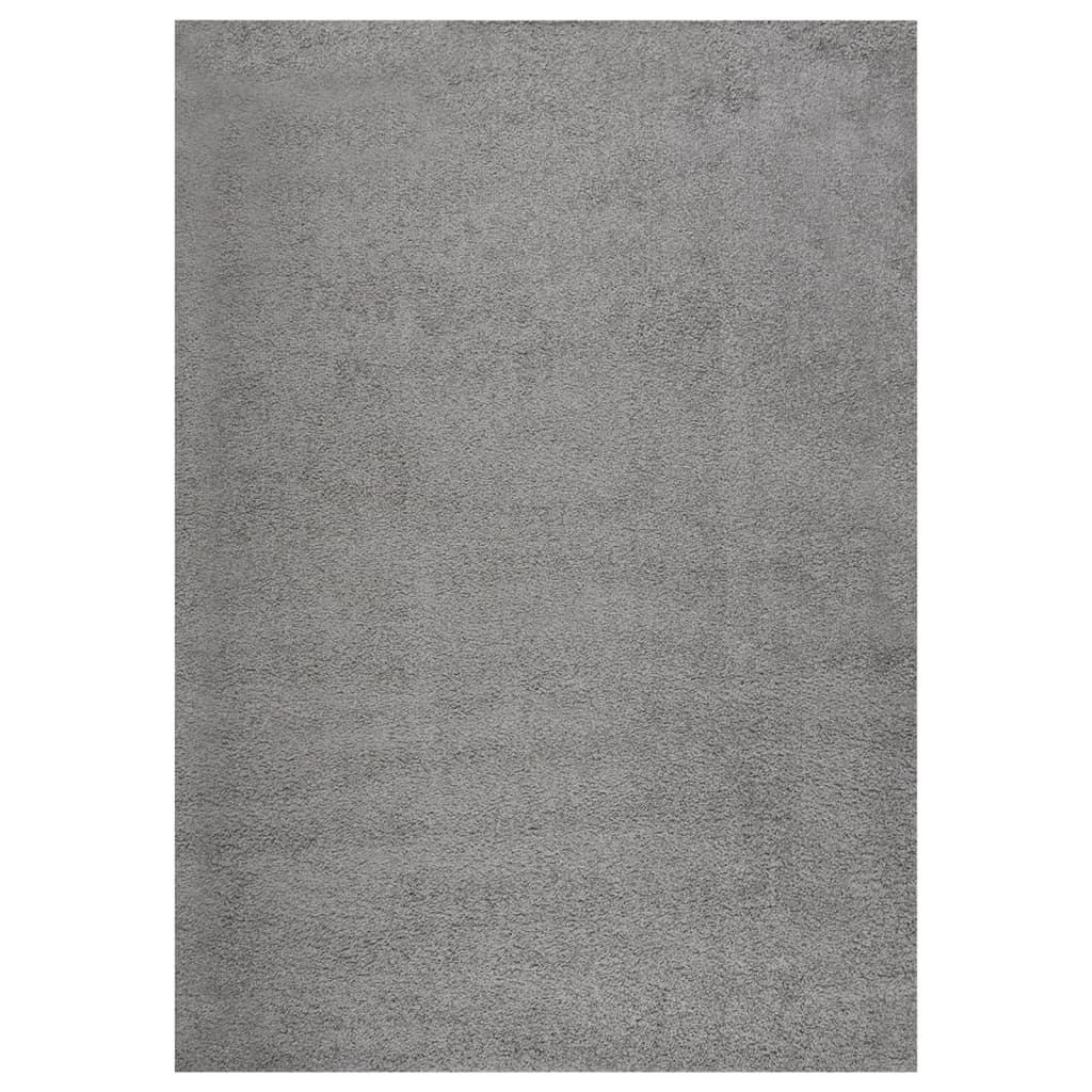 vidaXL Flossteppe raggete grå 120x170 cm