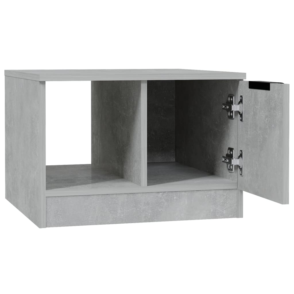 vidaXL Salongbord betonggrå 50x50x36 cm konstruert tre