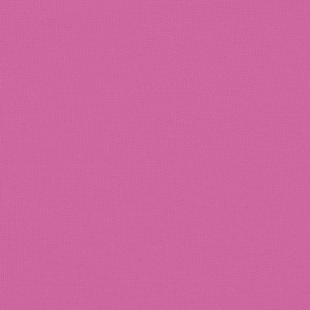 vidaXL Stolputer 6 stk rosa 40x40x7 cm stoff