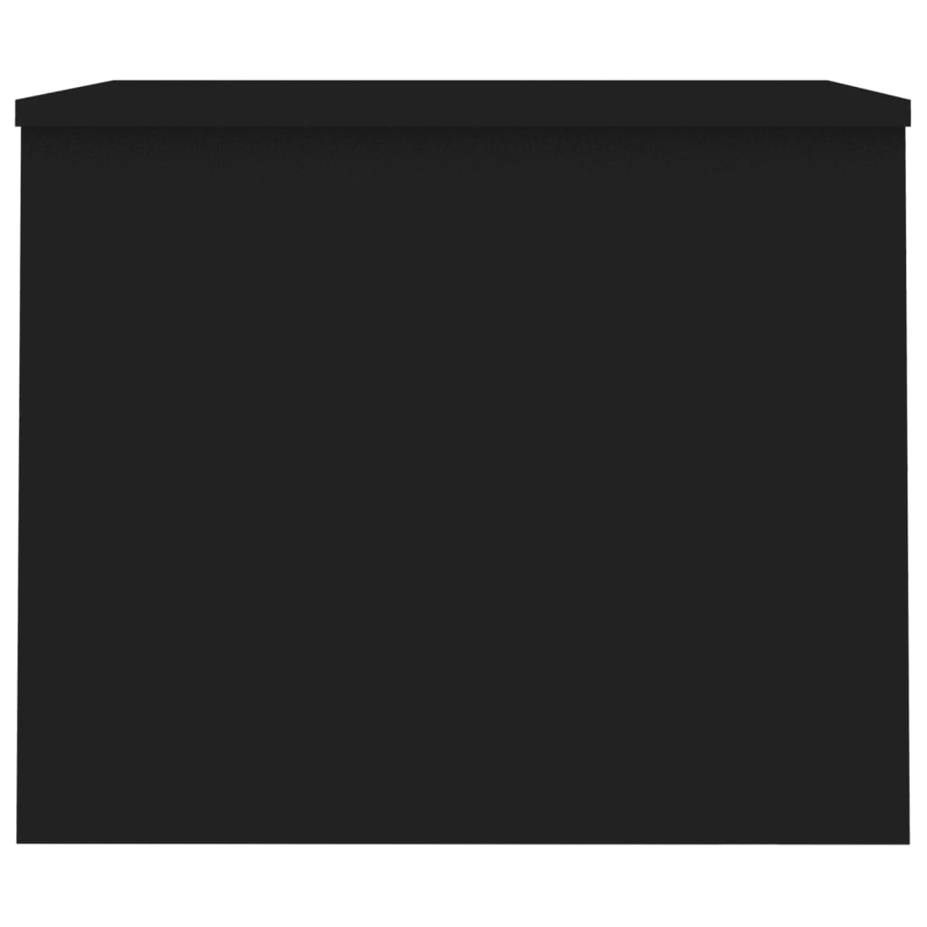 vidaXL Salongbord svart 80x50,5x41,5 cm konstruert tre