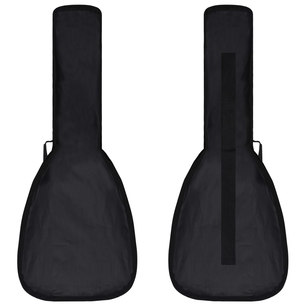vidaXL Sopran-ukulele sett med veske for barn svart 21"