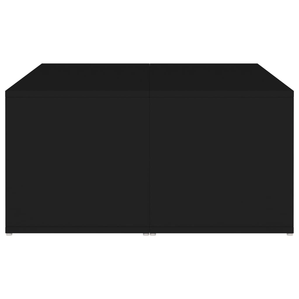 vidaXL Salongbord 4 stk svart 33x33x33 cm sponplate
