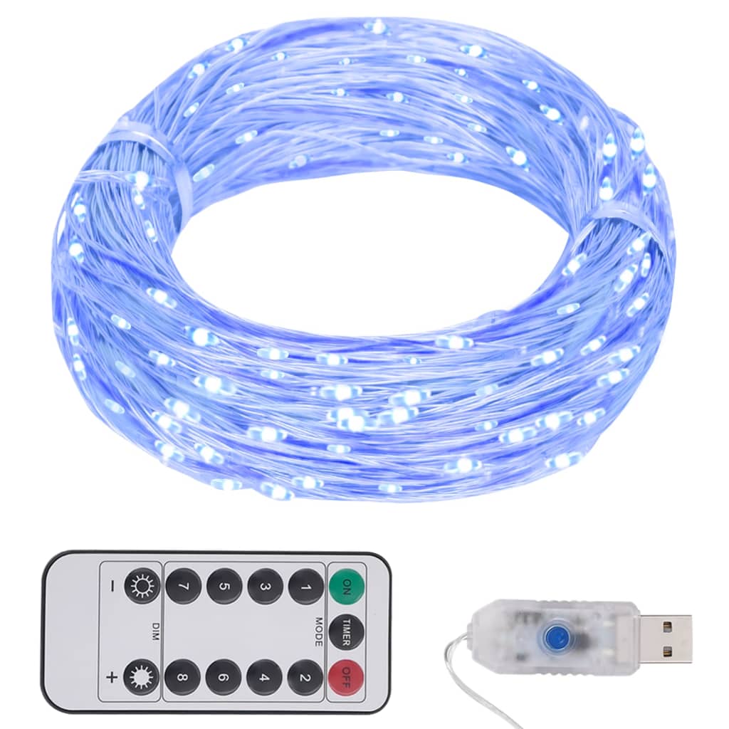 vidaXL LED-strenglys med 300 lysdioder blå 30 m