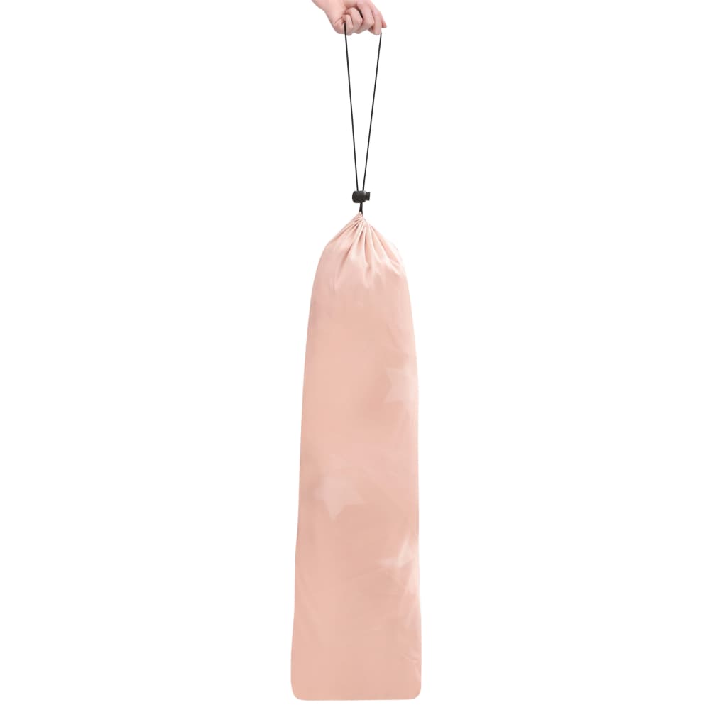 vidaXL Tipi-telt for barn med pose polyester rosa 115x115x160 cm