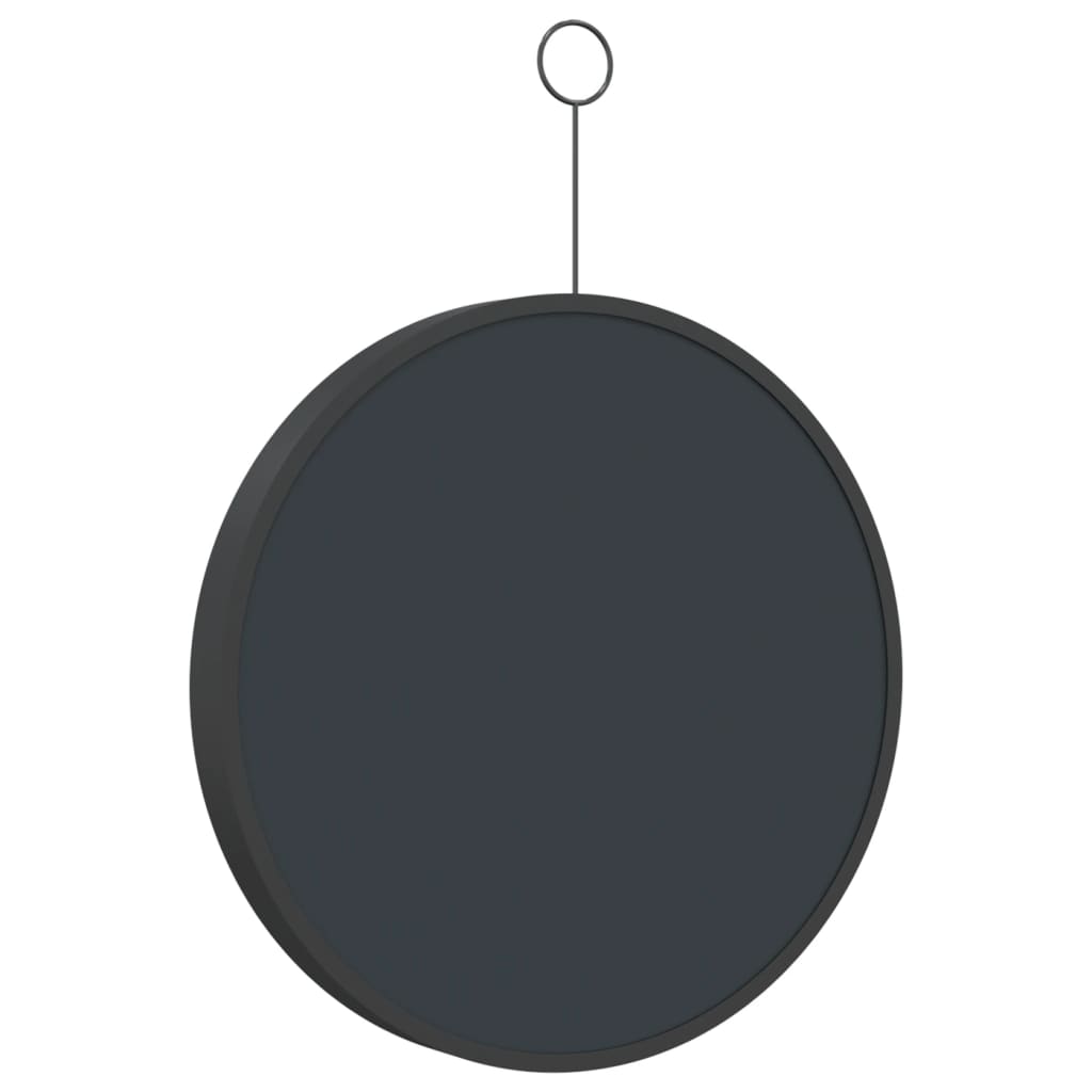 vidaXL Veggspeil med krok 30 cm svart