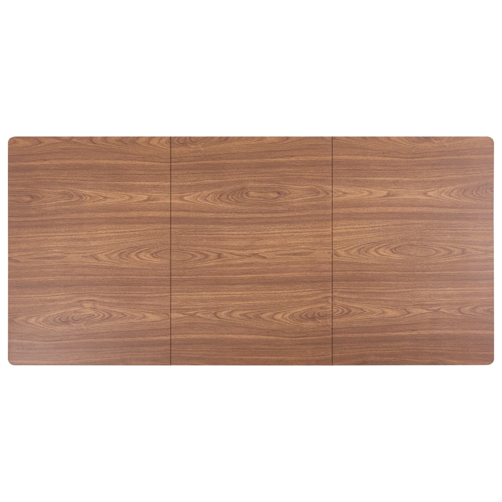 vidaXL Spisebord brun 200x100x75 cm MDF