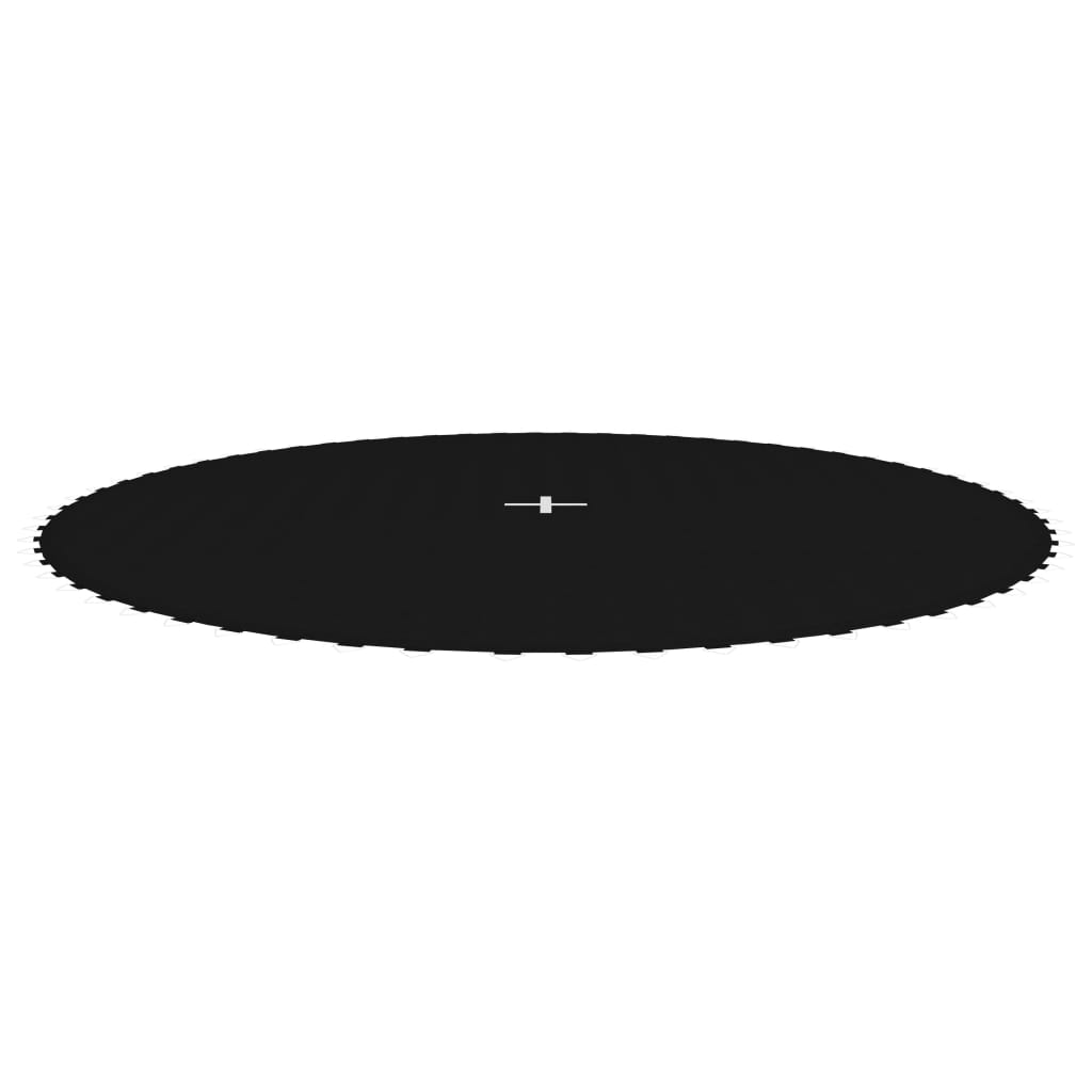 vidaXL Hoppematte stoff svart for 3,66 m rund trampoline