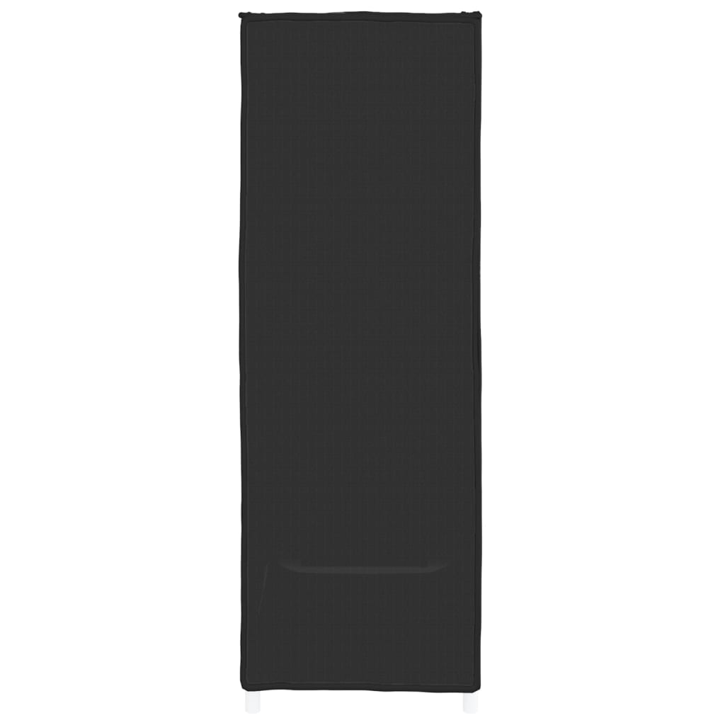 vidaXL Skoskap svart 60x28x90 cm stoff