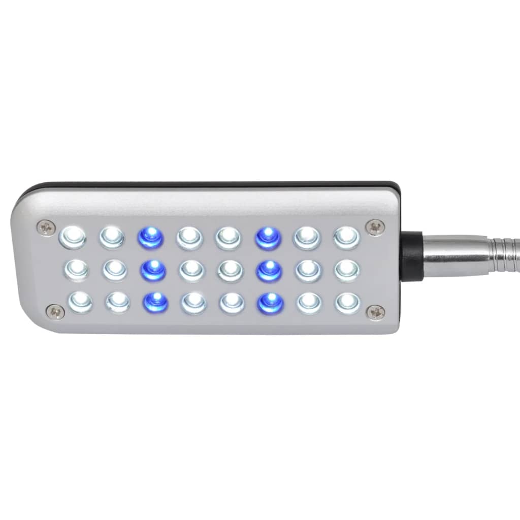 LED Akvarielampe 24 LED Blå og Hvit