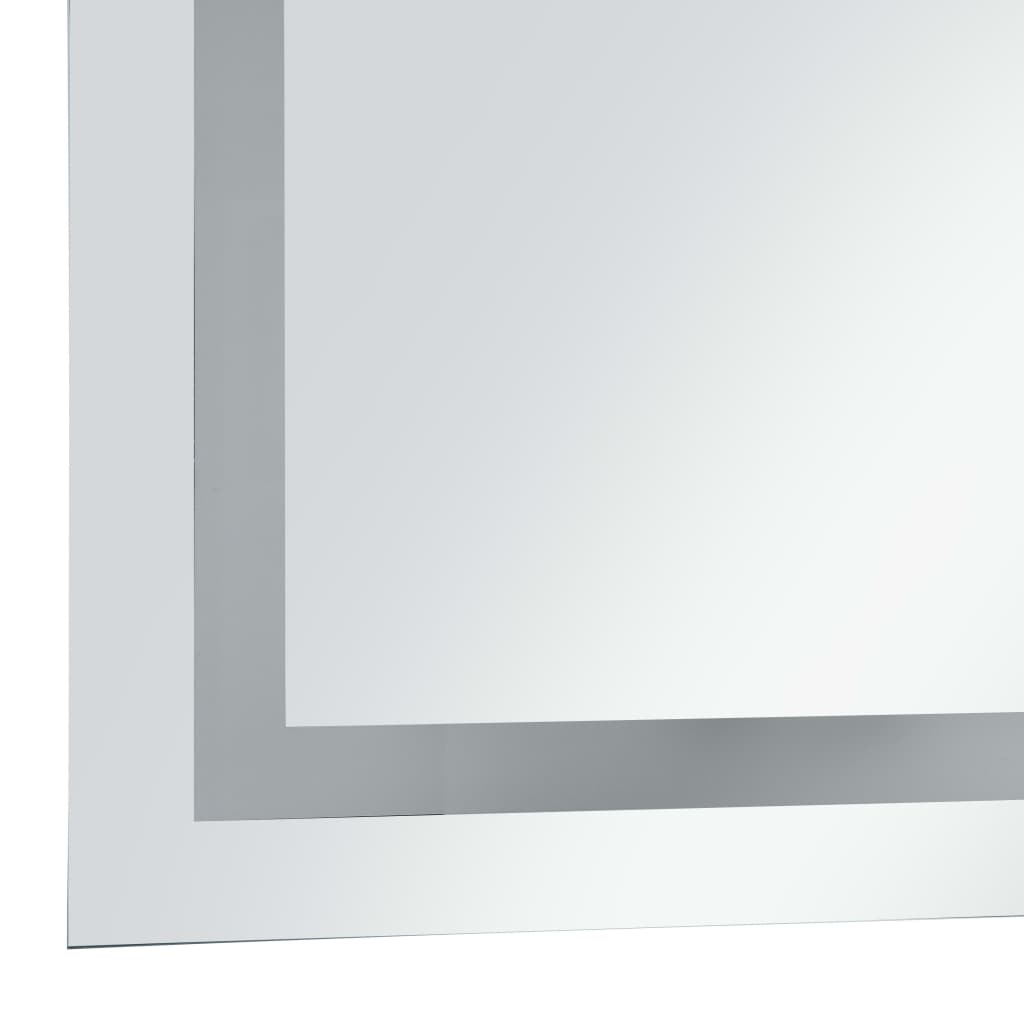 vidaXL LED-speil til bad med berøringssensor 50x60 cm