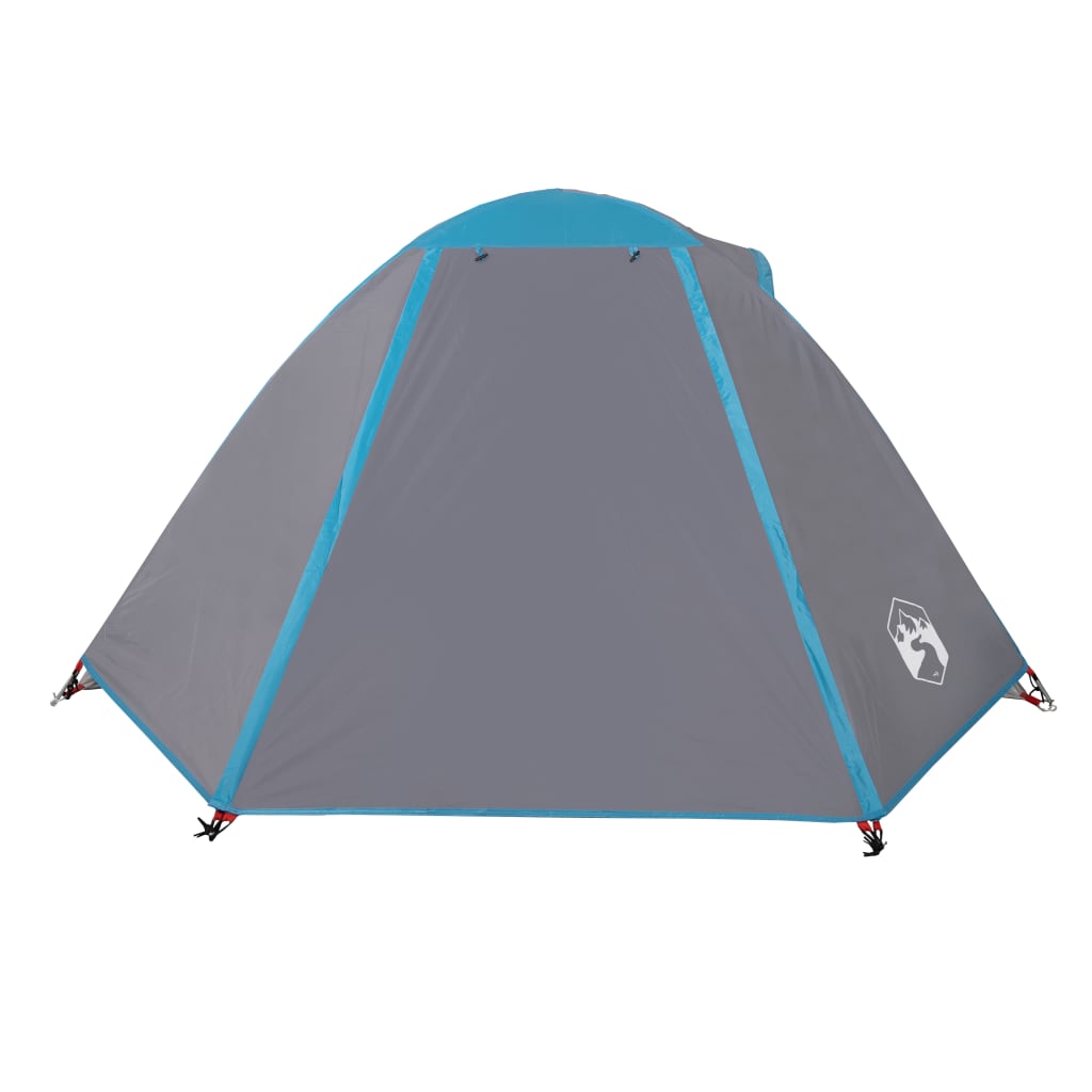 vidaXL Kuppeltelt for camping 2 personer blå vanntett