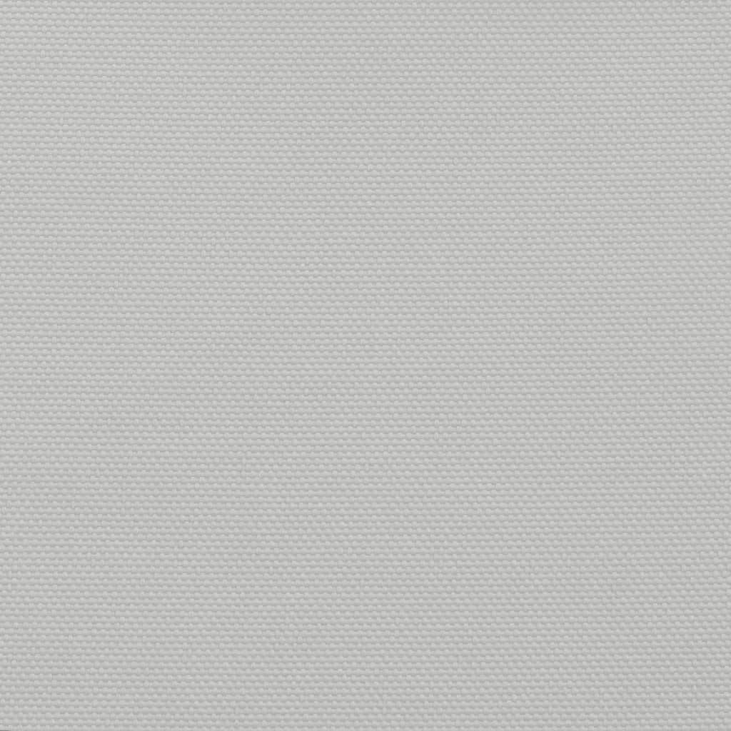 vidaXL Balkongskjerm lysegrå 75x500 cm 100% polyester oxford