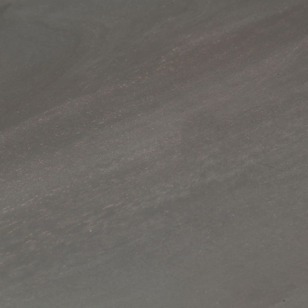 vidaXL Sidebord grå 45x35x48 cm heltre akasie og støpejern