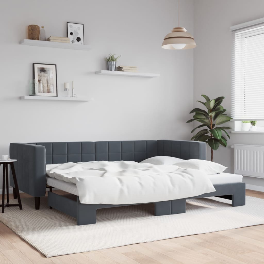 vidaxl-uttrekkbar-dagseng-m-rkegr-90x190-cm-fl-yel-vidaxl-no