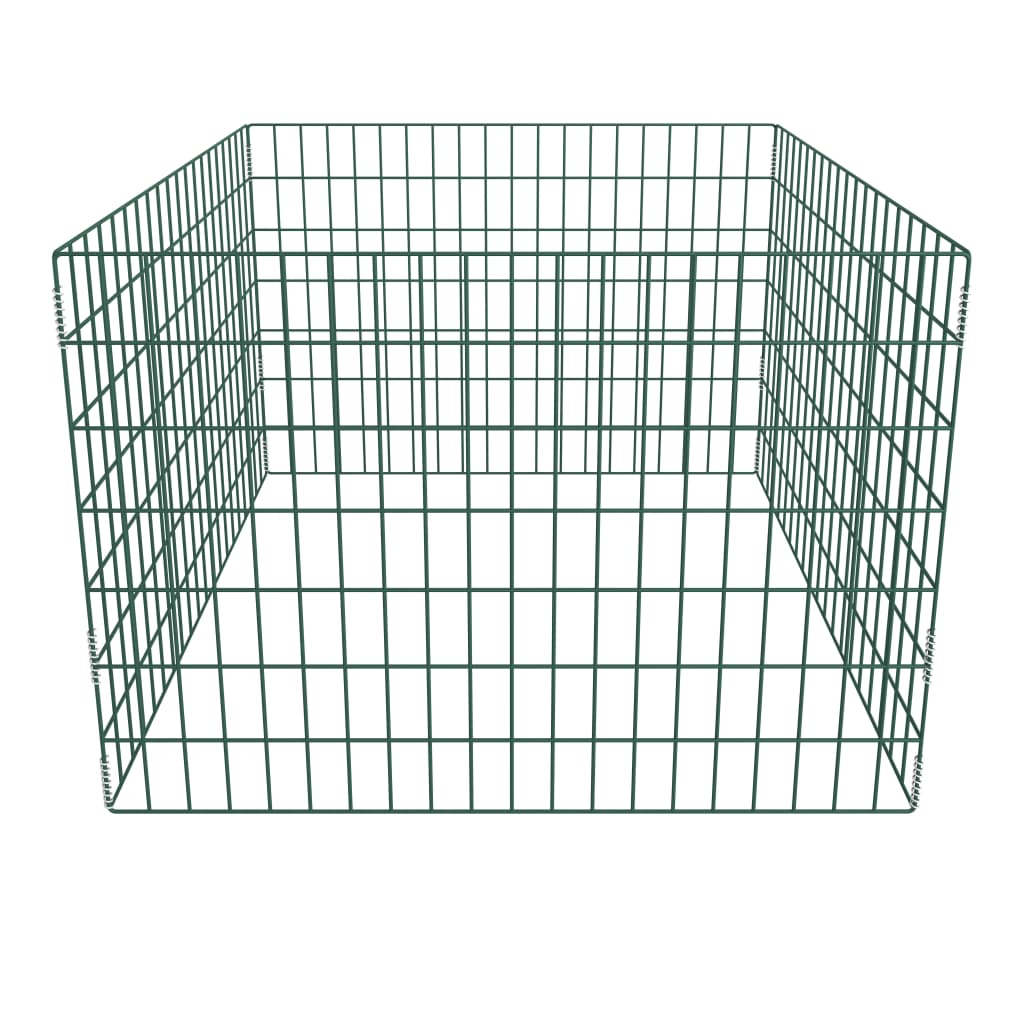 vidaXL Kompostkasse med kvadratisk netting 100 x 100 x 70 cm