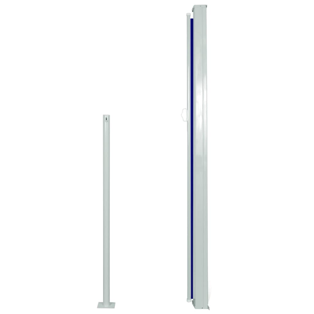 vidaXL Sidemarkise for balkong 160x300 cm blå