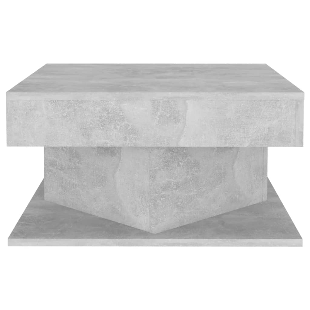 vidaXL Salongbord betonggrå 57x57x30 cm sponplate