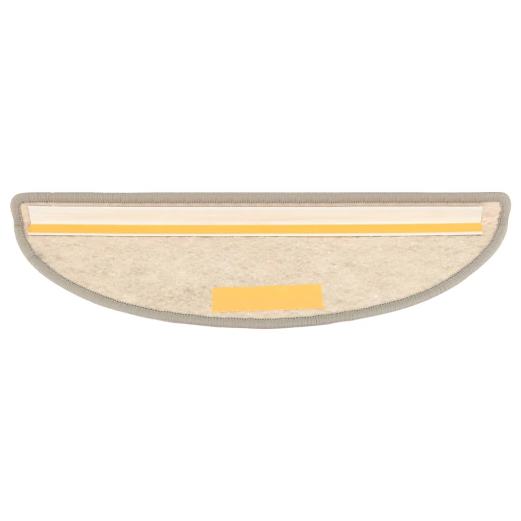 vidaXL Selvklebende trappematter sisal 15 stk 56x17x3 cm beige