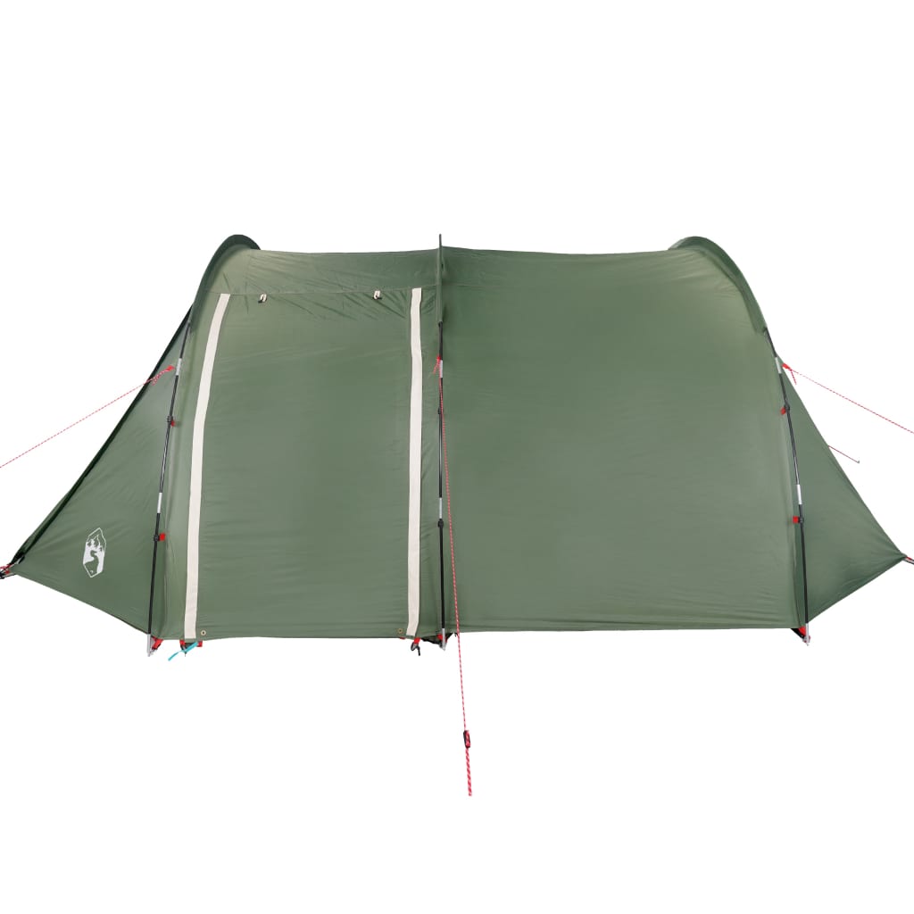 vidaXL Tunneltelt for camping 4 personer grønn vanntett