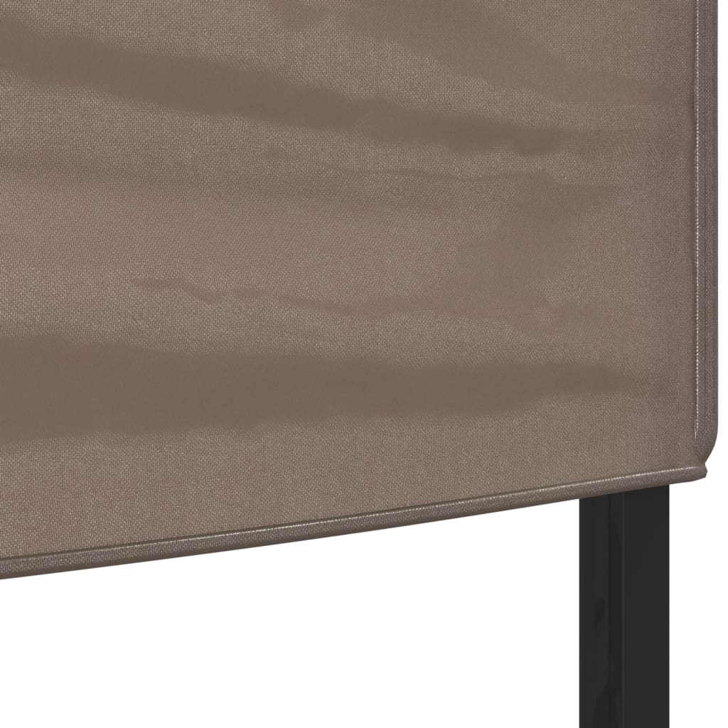 vidaXL Sammenleggbart festtelt gråbrun 2x2 m