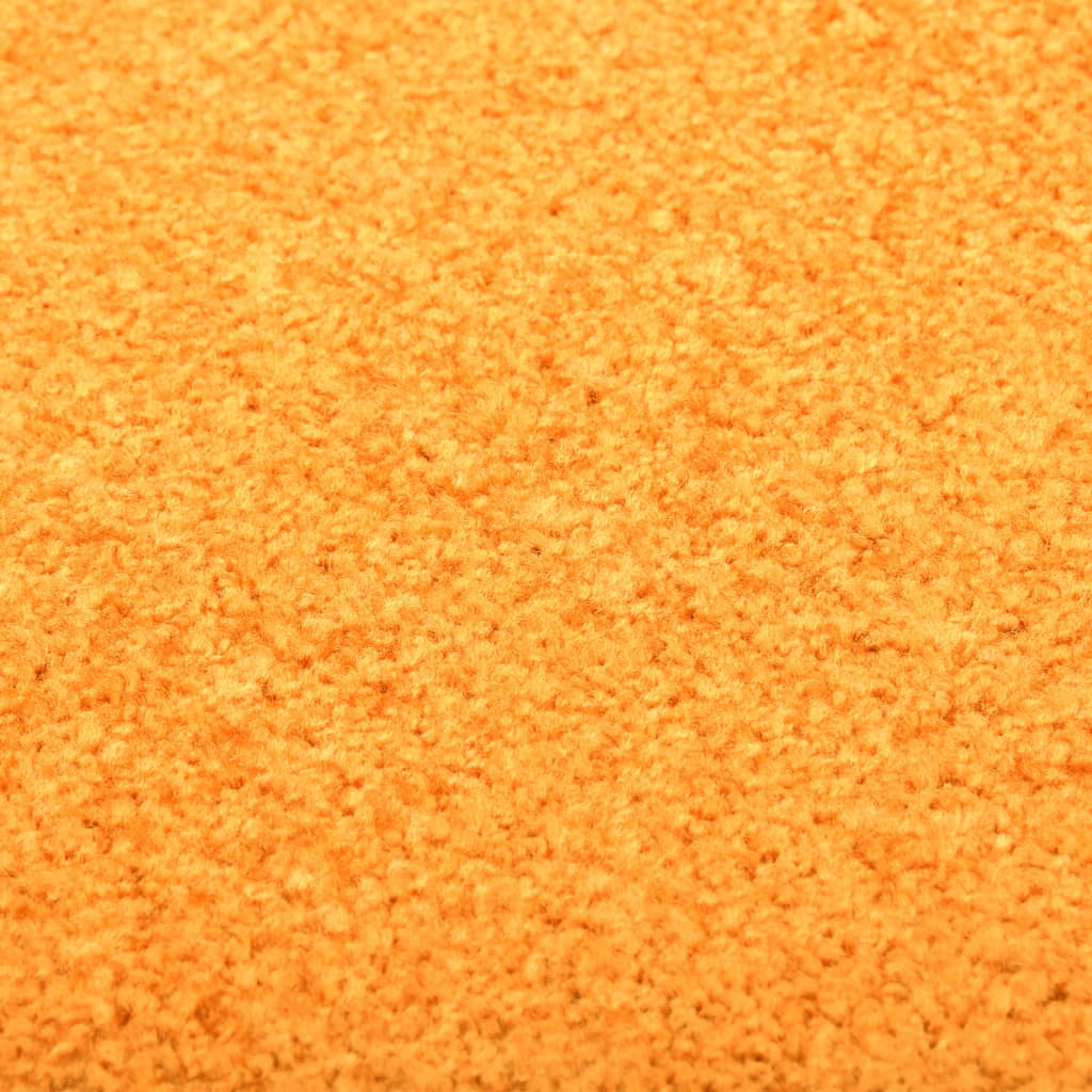 vidaXL Dørmatte vaskbar oransje 120x180 cm