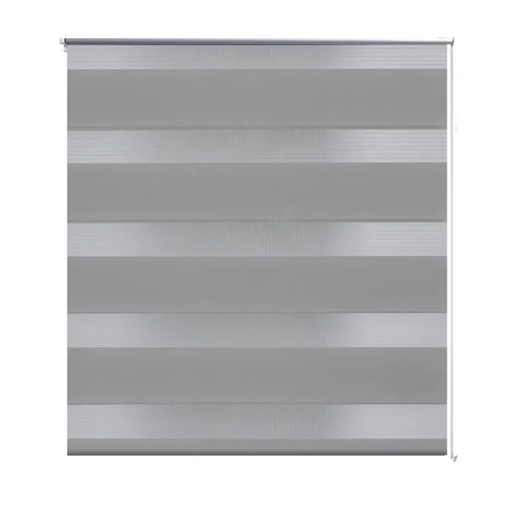 vidaXL Rullegardiner sebramønstret 70 x 120 cm grå