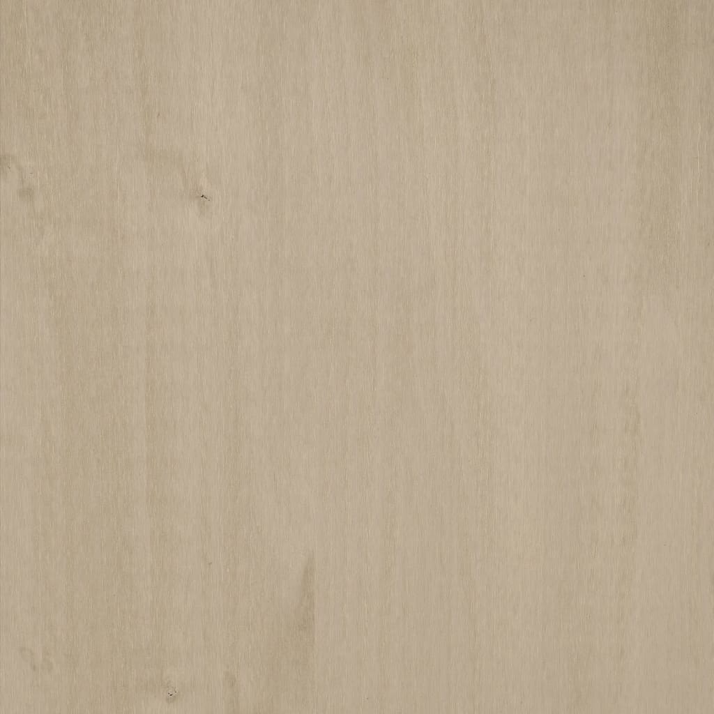 vidaXL Salongbord HAMAR honningbrun 100x55x35 cm heltre furu