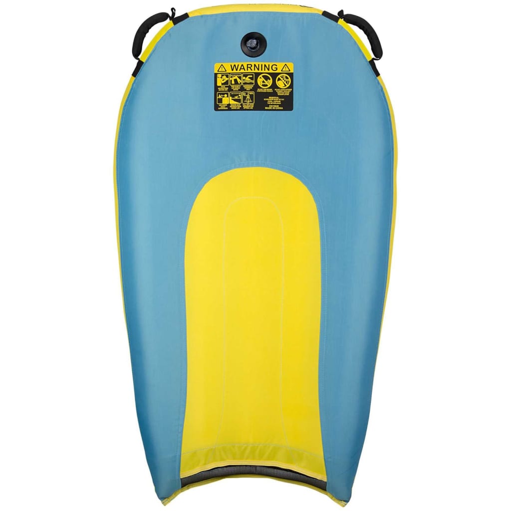 Waimea Oppblåsbart bodyboard Boogie Air gul og blå PVC 52WF-GEB-Uni