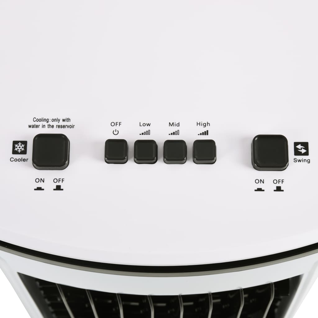 vidaXL 3-i-1 Mobil luftkjøler, luftfukter og luftrenser 80 W