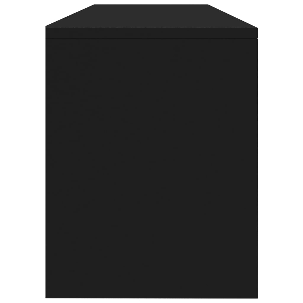 vidaXL TV-benk svart 120x30x37,5 cm sponplate