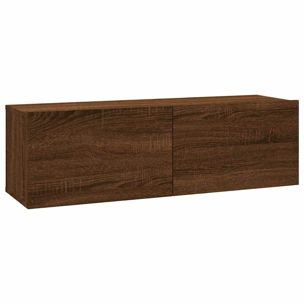 Tv-Benk Hvit 100X35X40 Cm Konstruert Tre main image 1