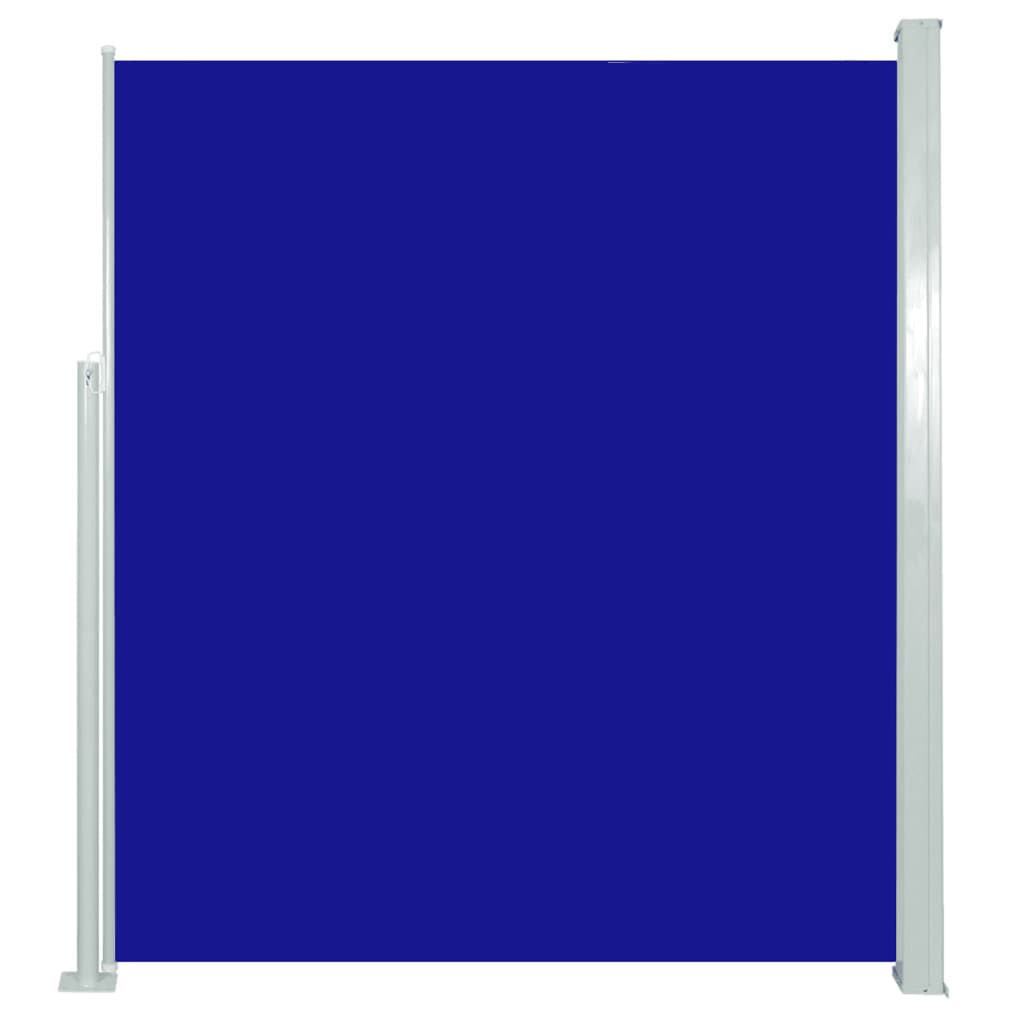 vidaXL Uttrekkbar sidemarkise 160x500 cm blå