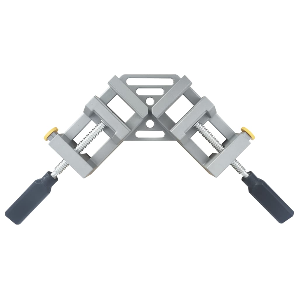 vidaXL Hjørneklemme med dobbelthåndtak 95 mm aluminium