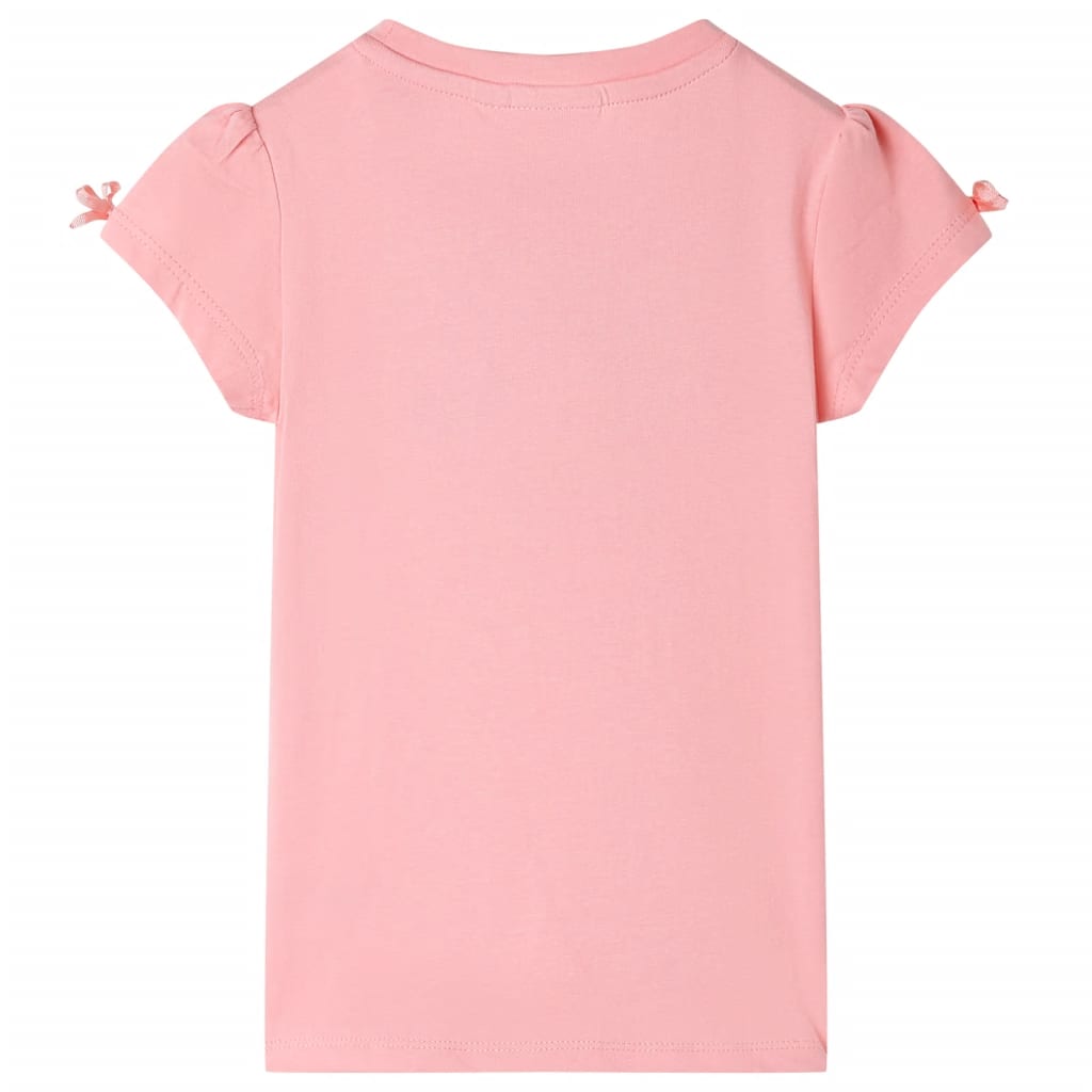 T-skjorte for barn rosa 92